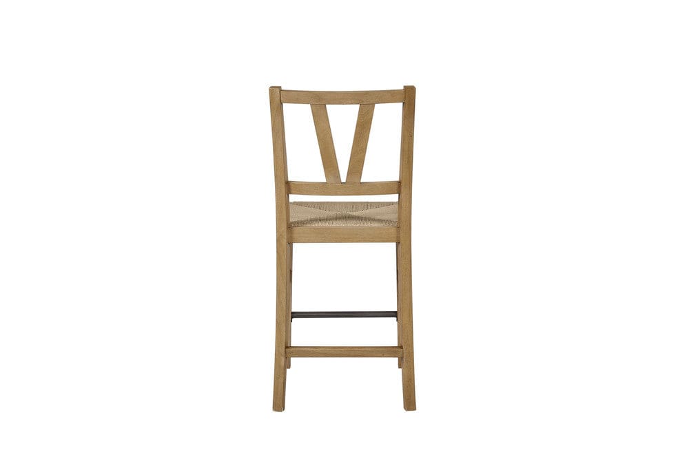 I Home Furnishings - Magnolia Counter Height Slat Back Chair - Cashew - 3400-542-C view 5