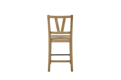 I Home Furnishings - Magnolia Counter Height Slat Back Chair - Cashew - 3400-542-C view 5