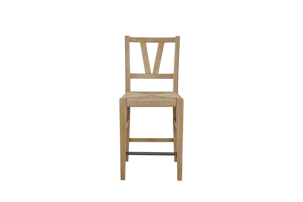 I Home Furnishings - Magnolia Counter Height Slat Back Chair - Cashew - 3400-542-C view 6