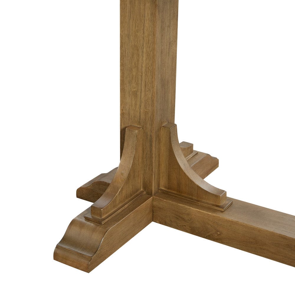 I Home Furnishings - Magnolia Counter Height Trestle Table - Almond - 3400-530-A view 4