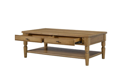 I Home Furnishings - Magnolia Drawer Cocktail Table -Almond - 3400-001-A view 2