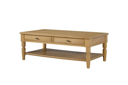 I Home Furnishings - Magnolia Drawer Cocktail Table -Cashew - 3400-001-C view 1