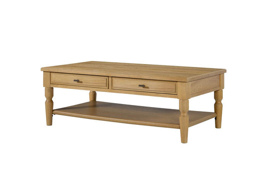 I Home Furnishings - Magnolia Drawer Cocktail Table -Cashew - 3400-001-C view 1