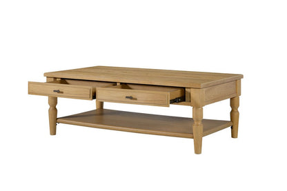 I Home Furnishings - Magnolia Drawer Cocktail Table -Cashew - 3400-001-C view 2