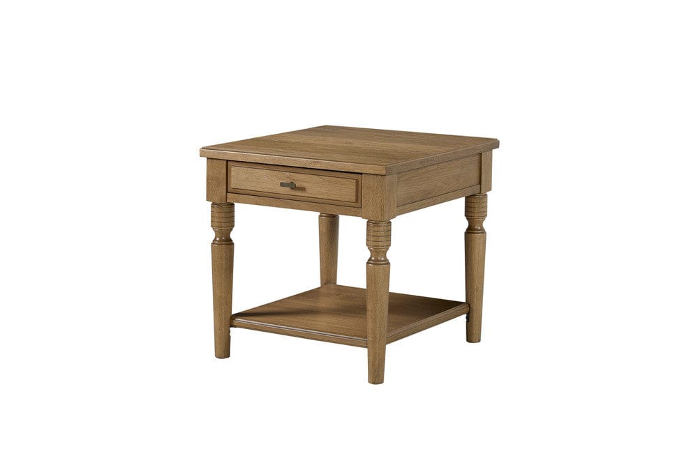 I Home Furnishings - Magnolia End Table - Almond - 3400-002-A view 1