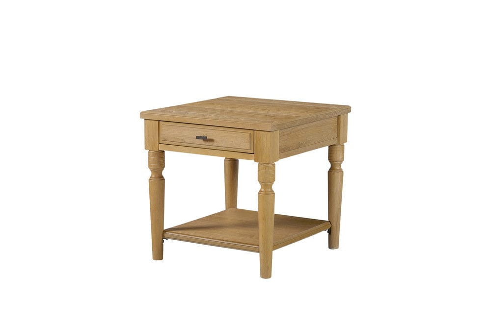 I Home Furnishings - Magnolia End Table - Cashew - 3400-002-C view 1