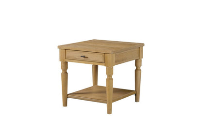 I Home Furnishings - Magnolia End Table - Cashew - 3400-002-C view 1