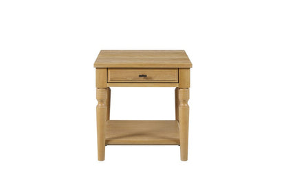 I Home Furnishings - Magnolia End Table - Cashew - 3400-002-C view 3