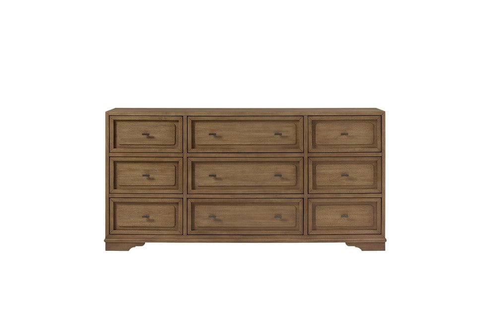 I Home Furnishings - Magnolia Hickory Dresser - Almond - 3400-130-A view 2