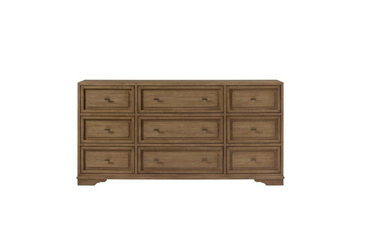 I Home Furnishings - Magnolia Hickory Dresser - Almond - 3400-130-A view 2