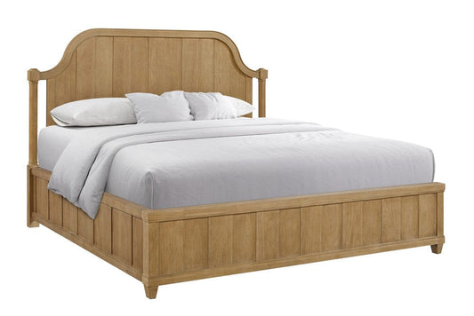 I Home Furnishings - Magnolia King Planked Panel Bed - Cashew - 3400-110-C view 1
