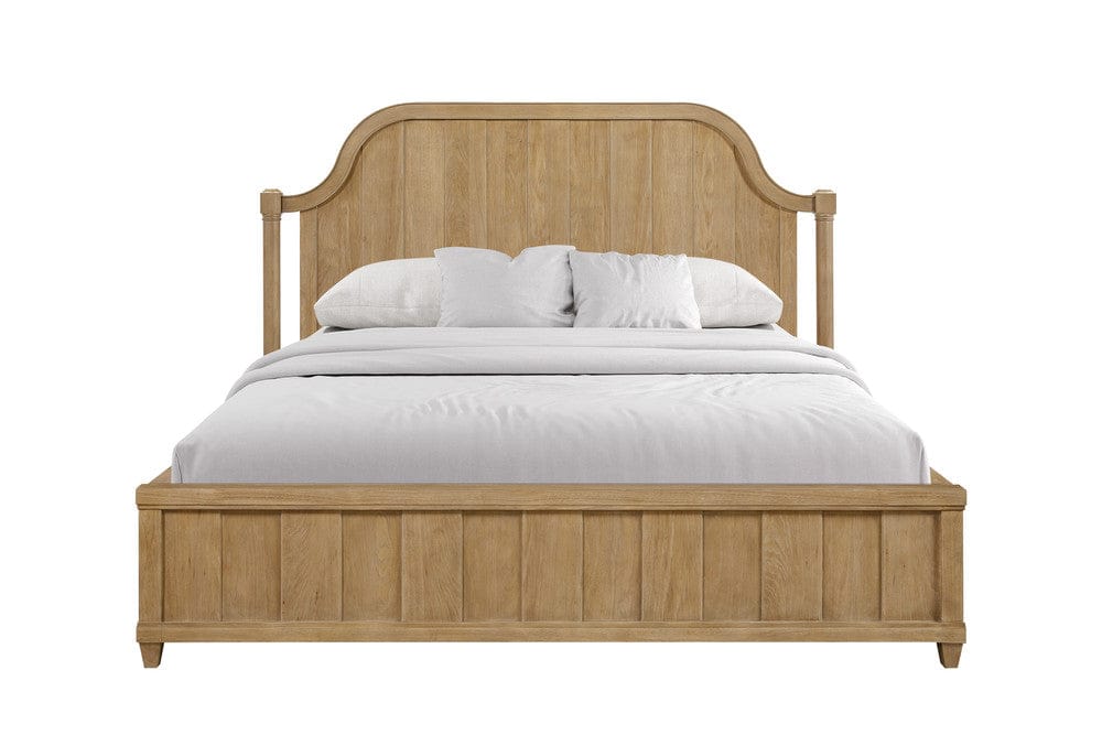 I Home Furnishings - Magnolia King Planked Panel Bed - Cashew - 3400-110-C view 2
