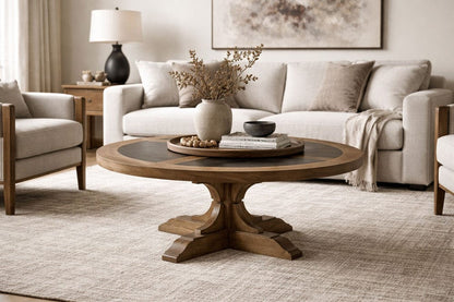 I Home Furnishings - Magnolia Round Cocktail Table - Almond - 3400-010-A view 4