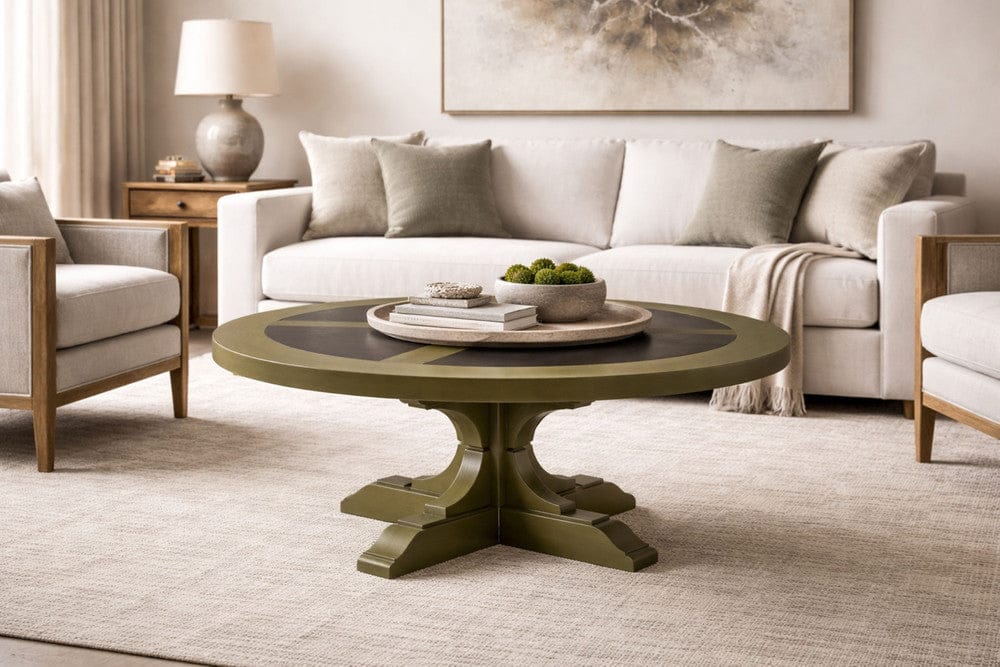 I Home Furnishings - Magnolia Round Cocktail Table - Pistachio - 3400-010-P view 4