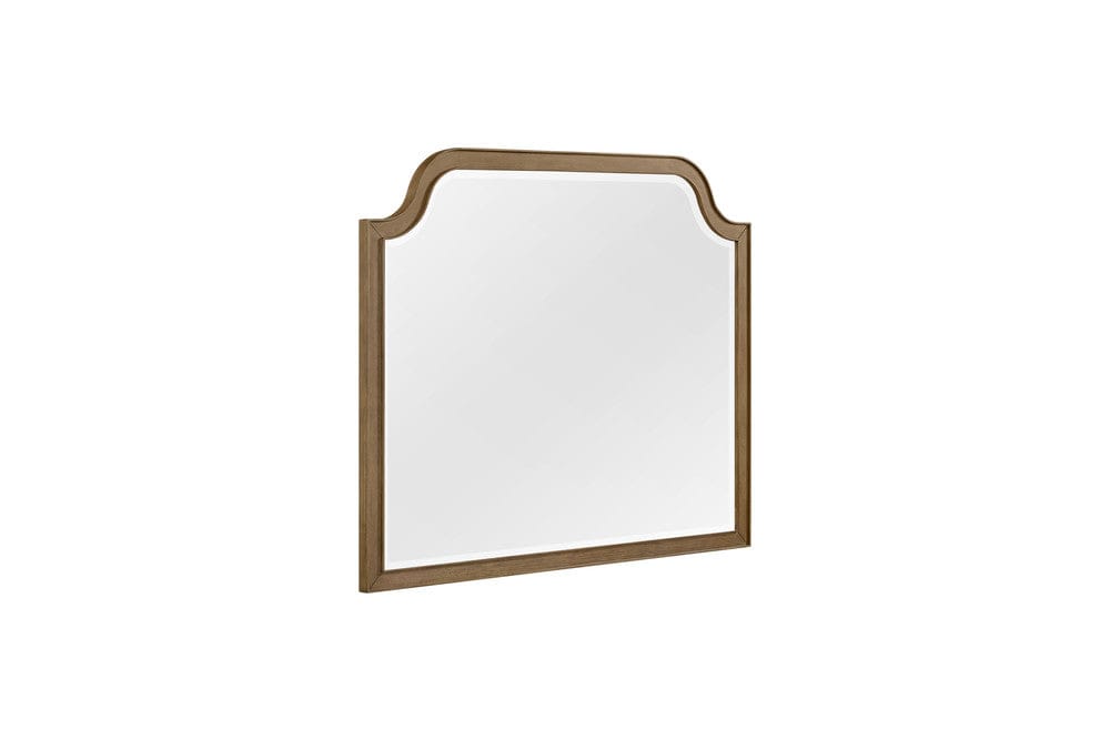 I Home Furnishings - Magnolia Shaped Landscape Mirror - Almond - 3400-140-A view 1