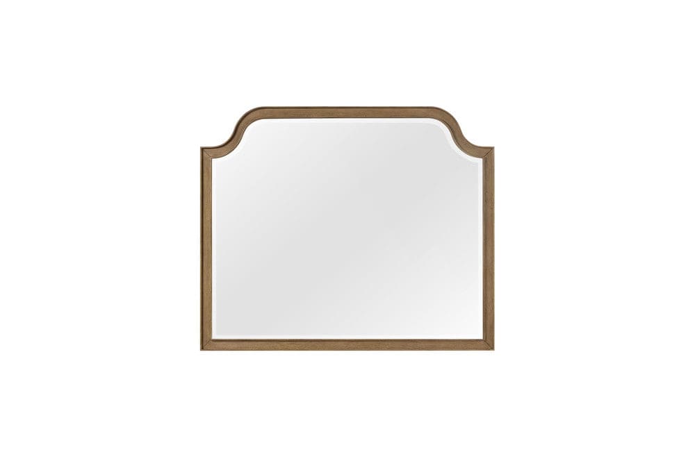 I Home Furnishings - Magnolia Shaped Landscape Mirror - Almond - 3400-140-A view 2