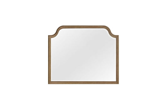 I Home Furnishings - Magnolia Shaped Landscape Mirror - Almond - 3400-140-A view 2