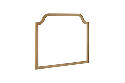 I Home Furnishings - Magnolia Shaped Landscape Mirror - Cashew - 3400-140-C view 1