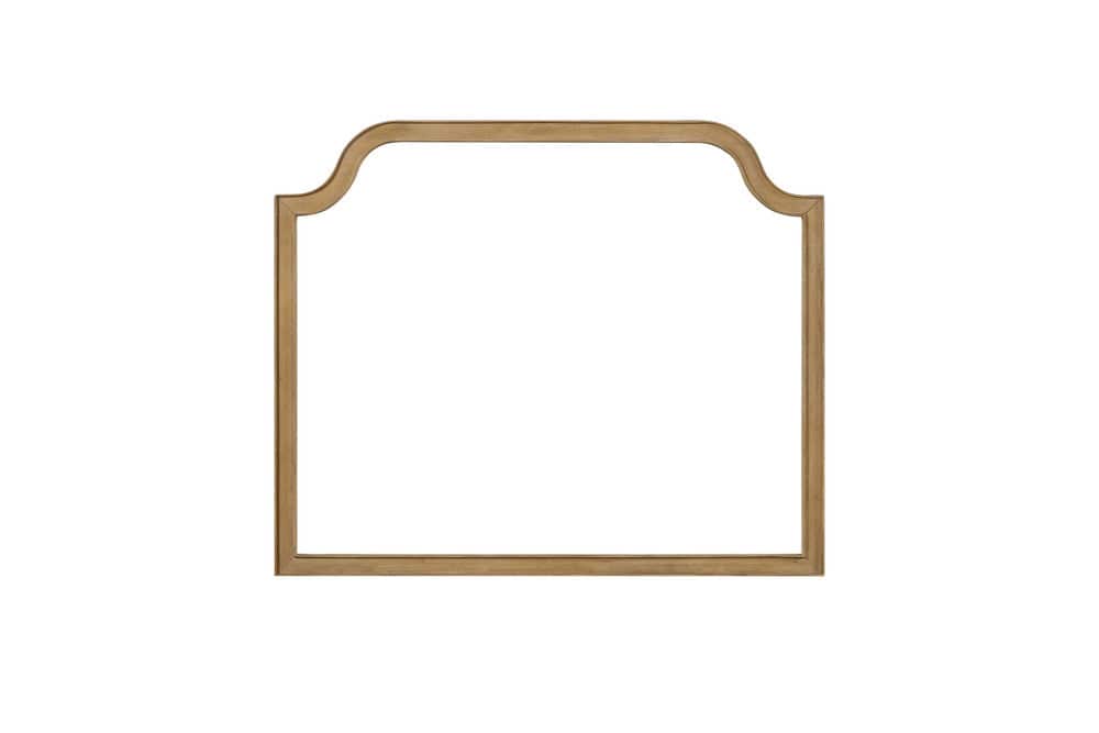 I Home Furnishings - Magnolia Shaped Landscape Mirror - Cashew - 3400-140-C view 2