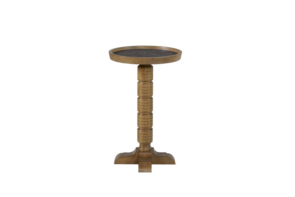 I Home Furnishings - Magnolia Spot Table - Almond - 3400-013-A view 2