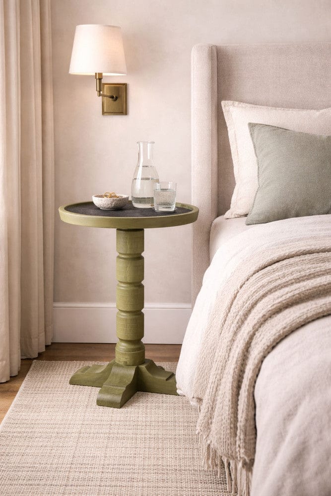 I Home Furnishings - Magnolia Spot Table - Pistachio - 3400-013-P view 4
