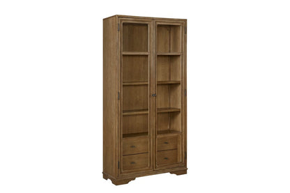 I Home Furnishings - Magnolia Tall Display Cabinet - Almond - 3400-072-A view 1