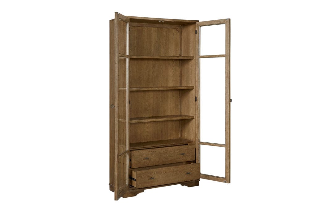 I Home Furnishings - Magnolia Tall Display Cabinet - Almond - 3400-072-A view 2