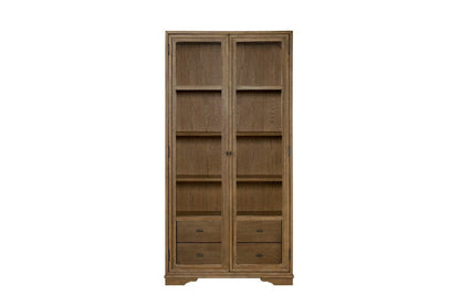 I Home Furnishings - Magnolia Tall Display Cabinet - Almond - 3400-072-A view 3