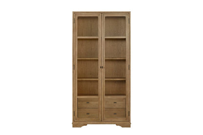 I Home Furnishings - Magnolia Tall Display Cabinet - Cashew - 3400-072-C view 3