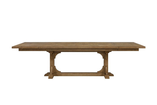 I Home Furnishings - Magnolia Trestle Table - Almond - 3400-502-A view 2