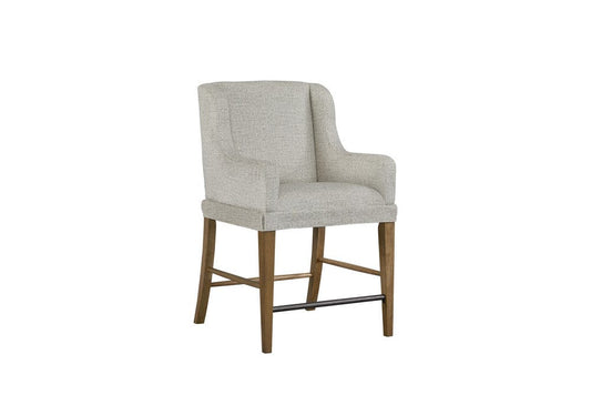 I Home Furnishings - Magnolia Upholstered Counter Stool - Almond - 3400-540-A view 1