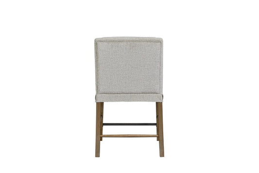 I Home Furnishings - Magnolia Upholstered Counter Stool - Almond - 3400-540-A view 2