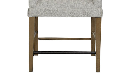 I Home Furnishings - Magnolia Upholstered Counter Stool - Almond - 3400-540-A view 3