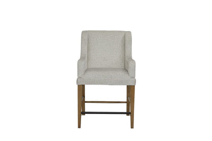 I Home Furnishings - Magnolia Upholstered Counter Stool - Almond - 3400-540-A view 4