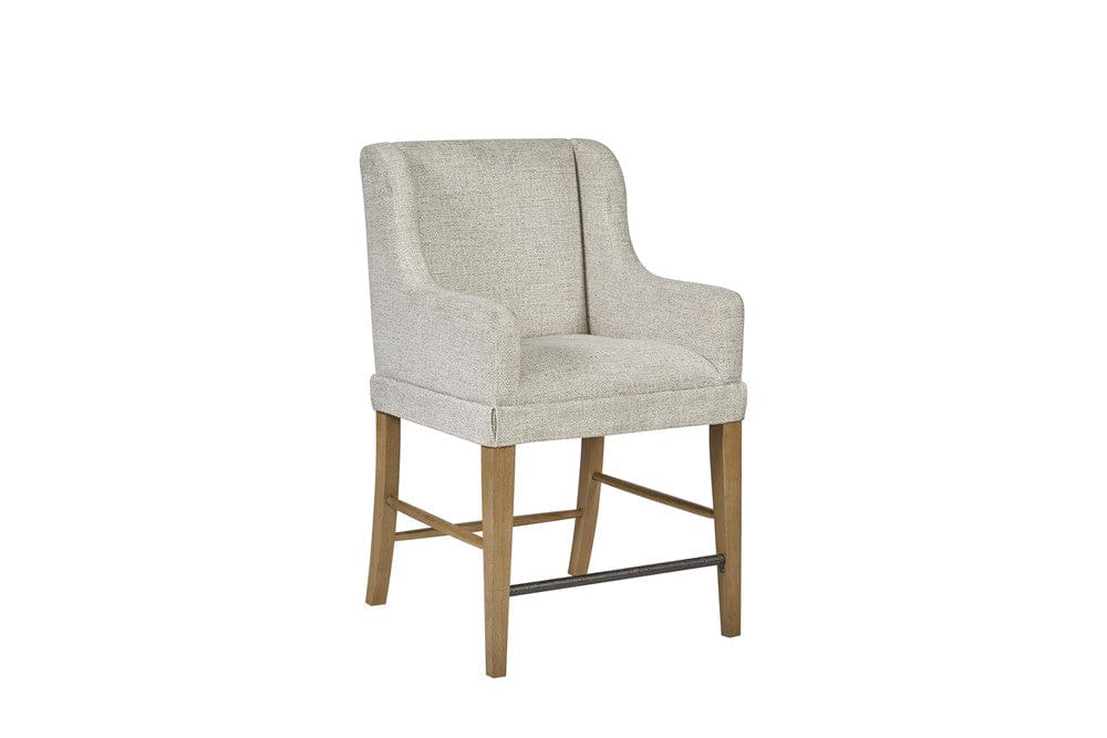 I Home Furnishings - Magnolia Upholstered Counter Stool - Cashew - 3400-540-C view 2