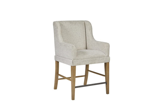 I Home Furnishings - Magnolia Upholstered Counter Stool - Cashew - 3400-540-C view 2