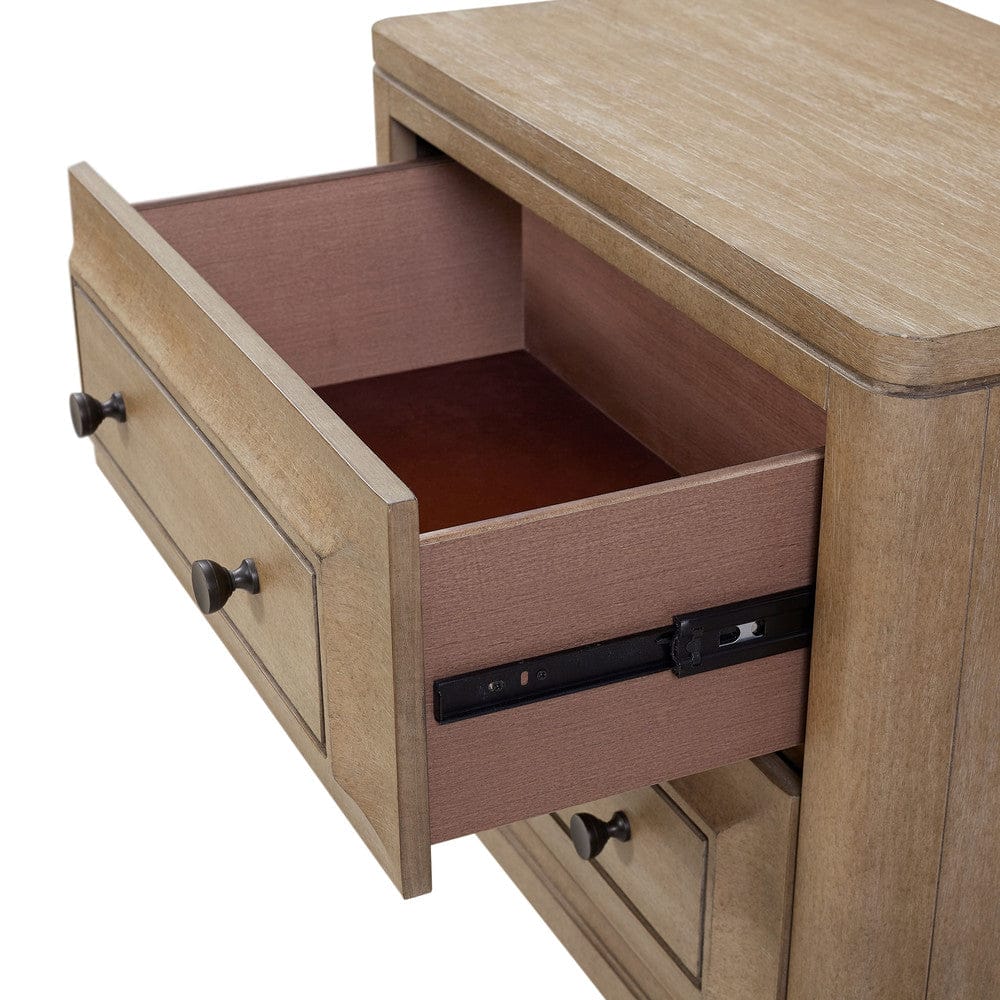 I Home Furnishings - Wilmington 2 Drawer Nightstand - 338-120 view 5