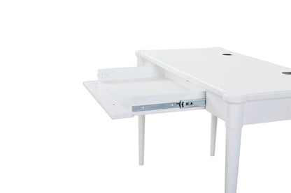 I Home Furnishings - Wilmington 48" Writing Desk-White - 338-715-W view 4