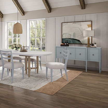 I Home Furnishings - Wilmington Breakfront Side Board-Ocean - 338-525-O view 9