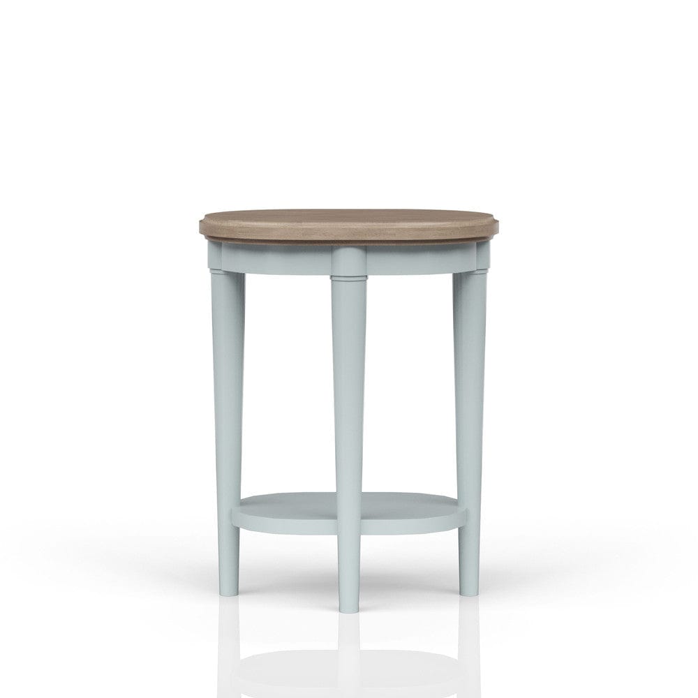 I Home Furnishings - Wilmington Chairside Table Ocean/Sand - 338-003-O view 1