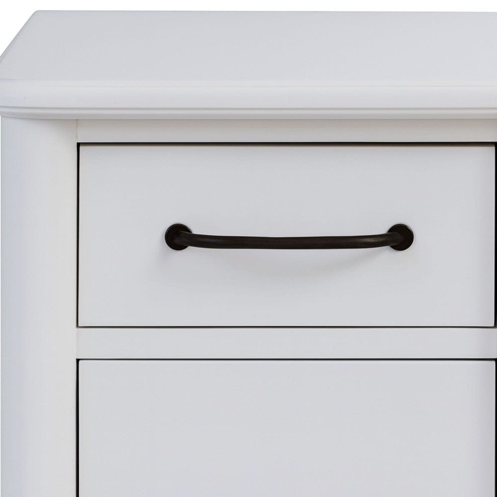 I Home Furnishings - Wilmington Filing Cabinet-White - 338-080-W view 3