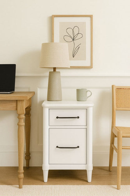 I Home Furnishings - Wilmington Filing Cabinet-White - 338-080-W view 4
