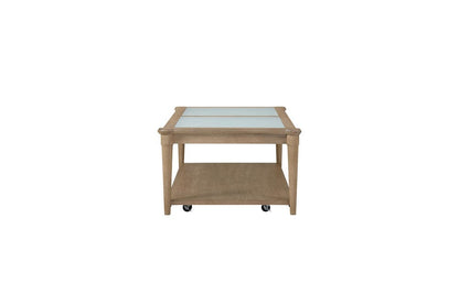 I Home Furnishings - Wilmington Frosted Glass Top Cocktail Table W/ Casters - 338-010 view 3
