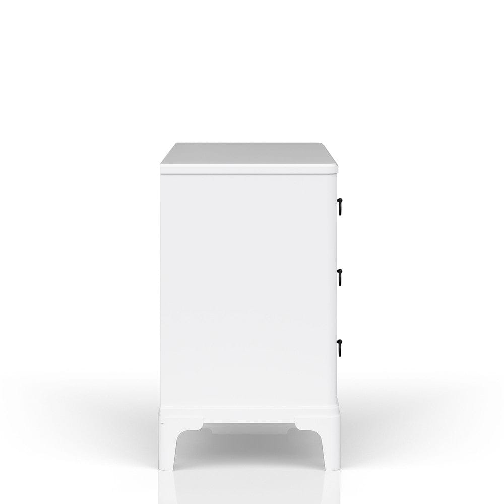 I Home Furnishings - Wilmington Hall Chest-White - 338-153-W view 3