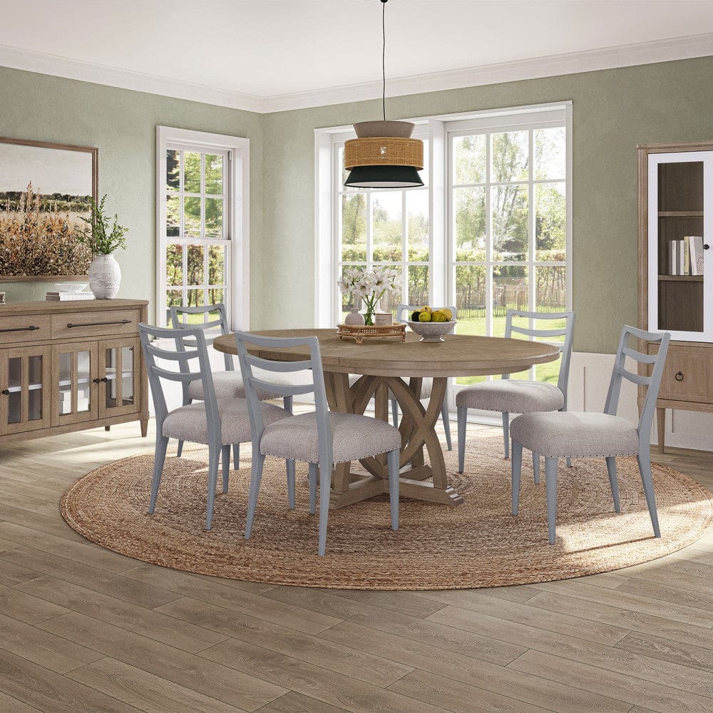 I Home Furnishings - Wilmington Ladderback Dining Chair - Ocean - 338-511-O view 6