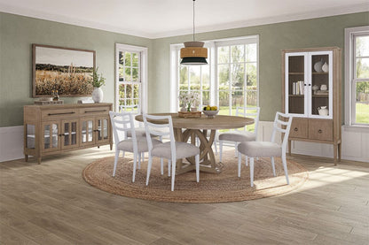 I Home Furnishings - Wilmington Laderback Dining Chair - White - 338-511-W view 6