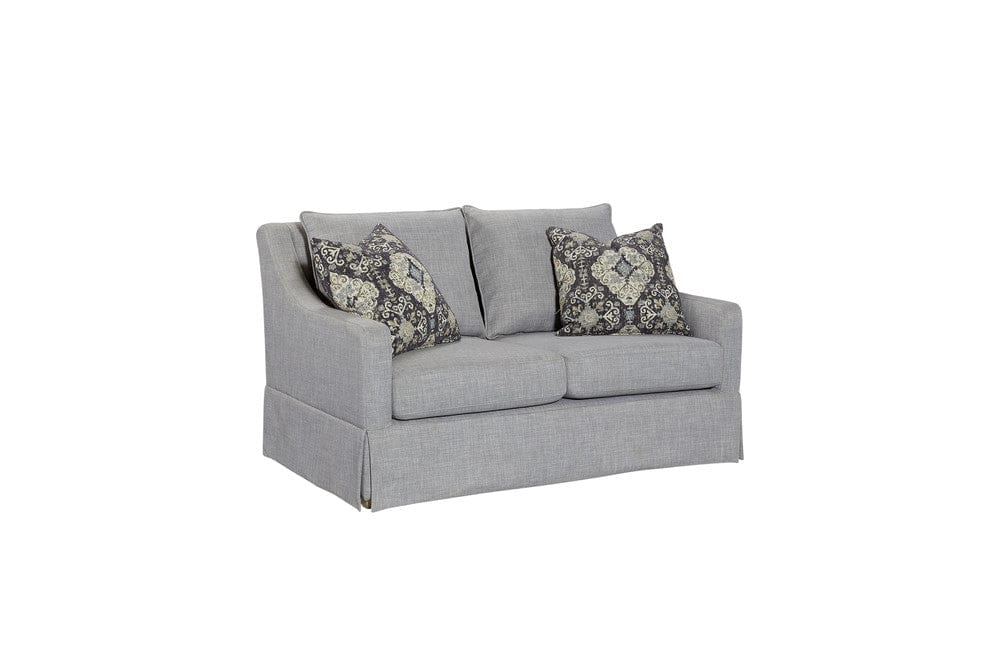 I Home Furnishings - Wilmington Loveseat B W/ 2 Pillows - 338-902LS view 1