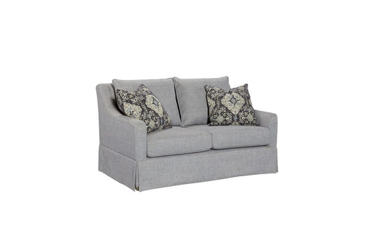 I Home Furnishings - Wilmington Loveseat B W/ 2 Pillows - 338-902LS view 1