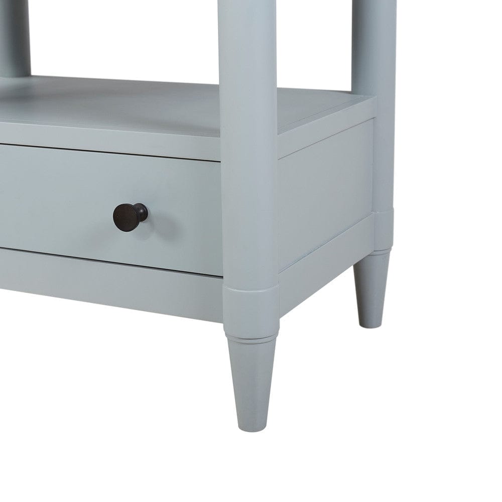 I Home Furnishings - Wilmington Open Nightstand-Ocean - 338-122-O view 4