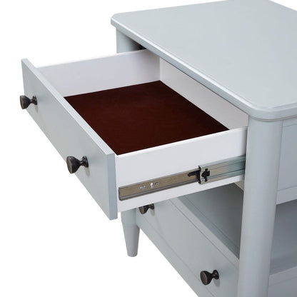 I Home Furnishings - Wilmington Open Nightstand-Ocean - 338-122-O view 6